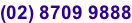 (02) 8709 9888